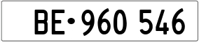 Truck License Plate